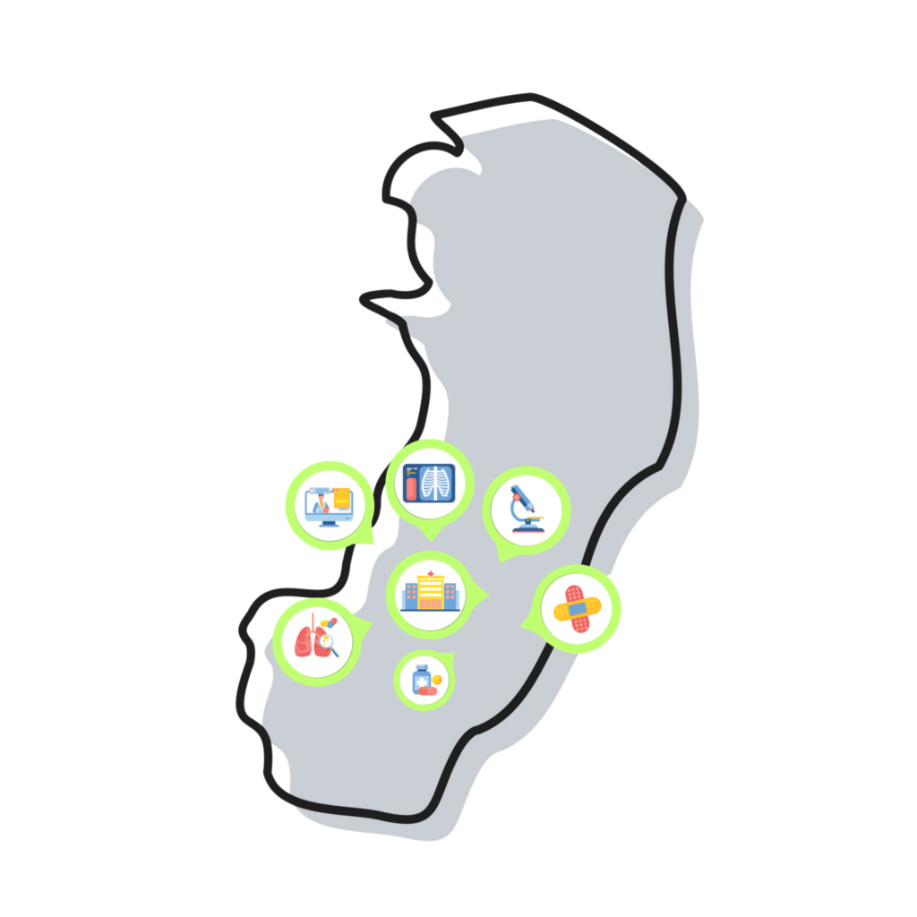 Mapa Região Sudoeste Serrana